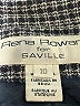 Rena Rowan for Saville Houndstooth Gray Blazer Size 10 - photo 6