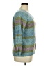 Carolyn Taylor Stripes Teal Pullover Sweater Size 1X - photo 4