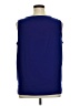 Maggie Sweet 100% Polyester Blue Sleeveless Blouse Size 1X - photo 2