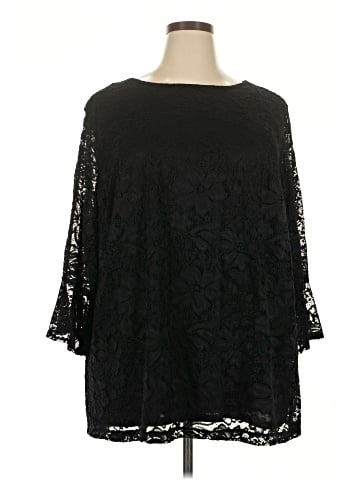 Croft & Barrow 3/4 Sleeve Blouse (view 1)