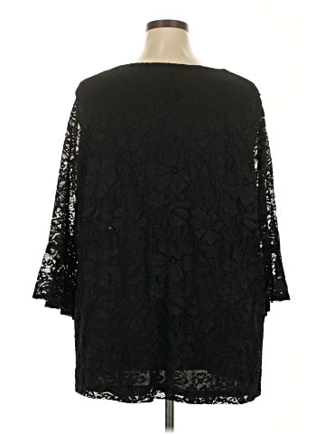 Croft & Barrow 3/4 Sleeve Blouse (view 2)