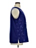 Maggie Sweet 100% Polyester Blue Sleeveless Blouse Size 1X - photo 4