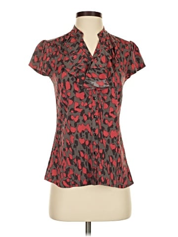 Classiques Entier Short Sleeve Silk Top (view 1)
