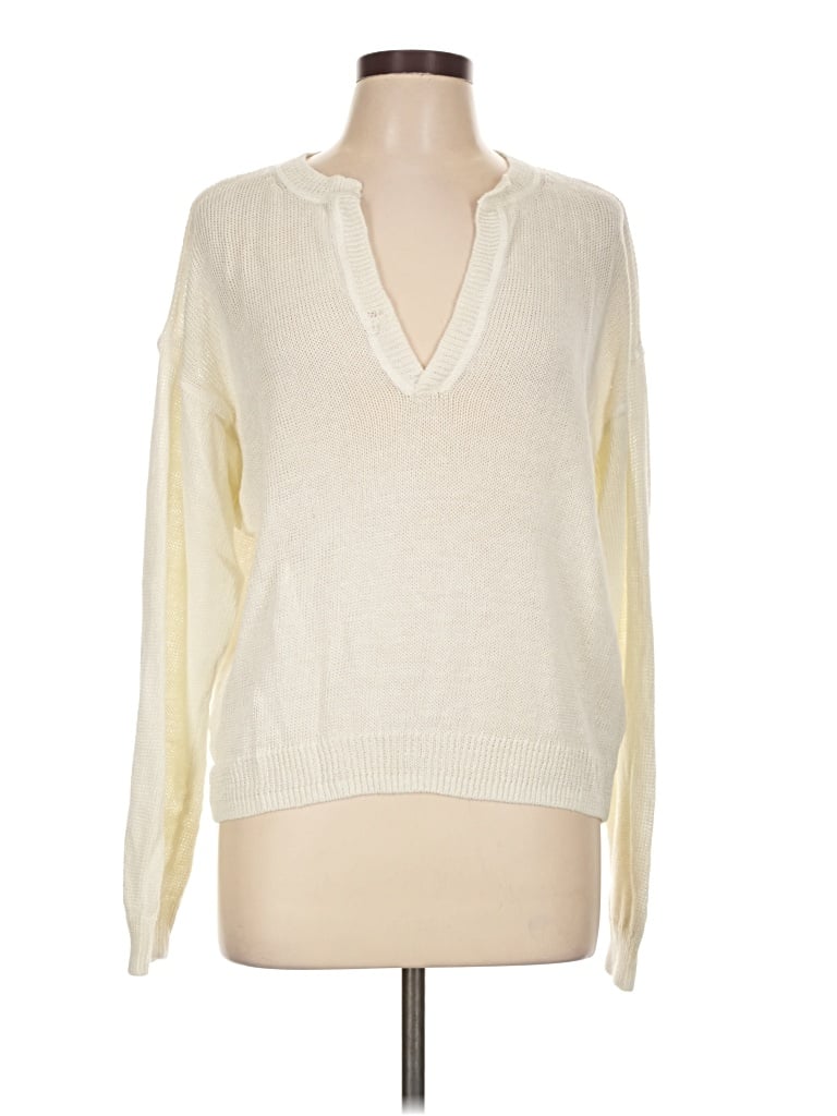 Pre-owned Jcrew Pullover Sweater In Ivory