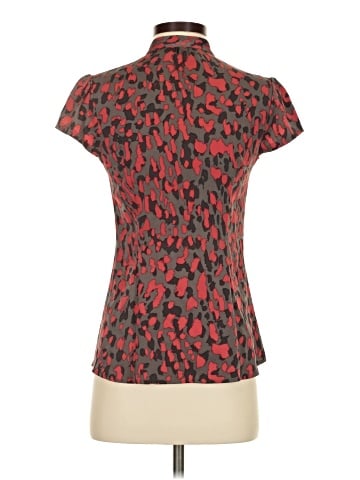 Classiques Entier Short Sleeve Silk Top (view 2)