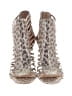 Ivanka Trump Animal Print Silver Gray Sandals Size 8 - photo 2