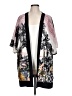 Christopher & Banks Graphic Tropical Pink Kimono Size L - photo 1