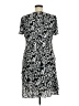 Connected Apparel 100% Polyester Paisley Black Casual Dress Size 16 - photo 2