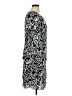 Connected Apparel 100% Polyester Paisley Black Casual Dress Size 16 - photo 4