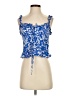 Zara Blue Sleeveless Blouse Size S - photo 1