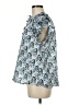 Bindu 100% Cotton Teal Short Sleeve Blouse Size M - photo 5