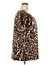 Worthington Animal Print Brown Short Sleeve Blouse Size 3X - photo 4