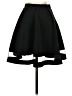 Shein Solid Black Formal Skirt Size 2 - photo 1
