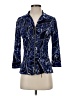 MESMERIZE Blue 3/4 Sleeve Blouse Size XS - photo 1