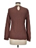 Zanella Brown Long Sleeve Blouse Size 8 - photo 2