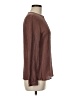 Zanella Brown Long Sleeve Blouse Size 8 - photo 4
