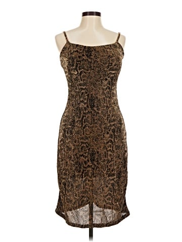 Planet Gold Cocktail Dress (view 1)
