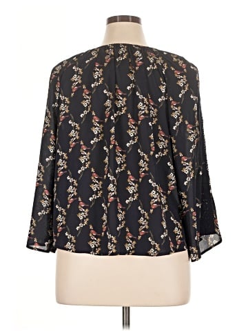 Collective Concepts 3/4 Sleeve Blouse (view 2)