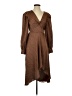 Express 100% Polyester Brown Casual Dress Size S - photo 1