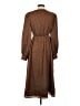 Express 100% Polyester Brown Casual Dress Size S - photo 2