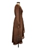 Express 100% Polyester Brown Casual Dress Size S - photo 4