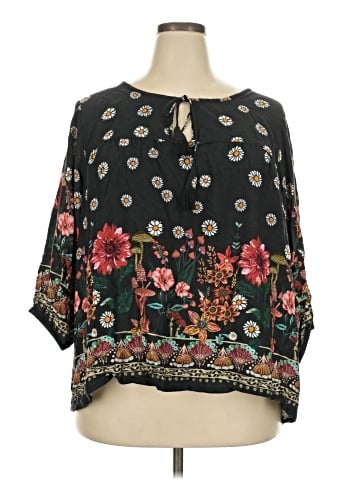Natural Life 3/4 Sleeve Blouse (view 1)