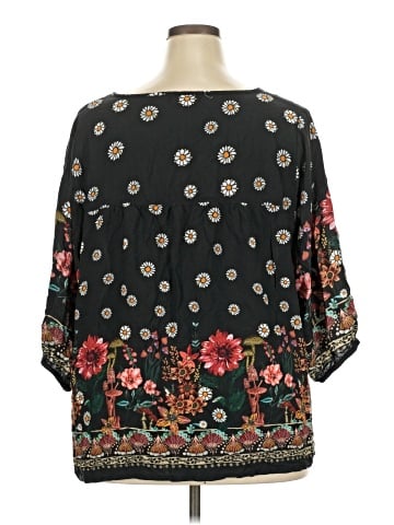 Natural Life 3/4 Sleeve Blouse (view 2)