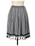 Talbots 100% Polyester Chevron-herringbone Gray Casual Skirt Size 16w - photo 1