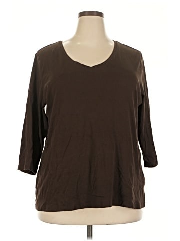St. John's Bay 3/4 Sleeve T-Shirt (view 1)