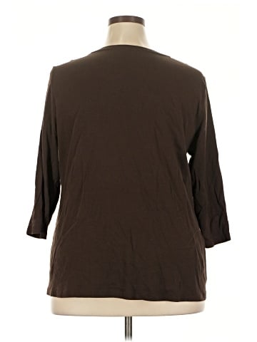 St. John's Bay 3/4 Sleeve T-Shirt (view 2)