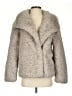 Aritzia 100% Polyester Gray Faux Fur Jacket Size S - photo 1