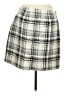 Ann Taylor LOFT Plaid Gray Casual Skirt Size 8 - photo 2