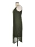 Express Solid Green Casual Dress Size L - photo 5