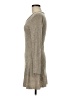 Unbranded 100% Polyester Silver Tan Casual Dress Size M - photo 5