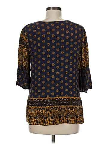 Skies Are Blue 3/4 Sleeve Blouse (view 2)