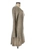 Unbranded 100% Polyester Silver Tan Casual Dress Size M - photo 4