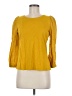 Ann Taylor LOFT 100% Cotton Yellow 3/4 Sleeve Top Size M - photo 1