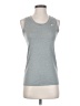 Nike 100% Polyester Silver Active Tank Size S - photo 1