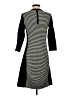 J. McLaughlin Stripes Black Casual Dress Size S - photo 2