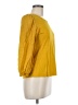 Ann Taylor LOFT 100% Cotton Yellow 3/4 Sleeve Top Size M - photo 4