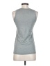 Nike 100% Polyester Silver Active Tank Size S - photo 2