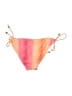 Roxy 100% Polyester Tie-dye Orange Swimsuit Bottoms Size L - photo 2