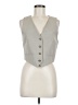 Zara 100% Polyester Gray Vest Size M - photo 1
