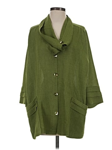 Emmelle 3/4 Sleeve Button-Down Shirt (view 1)