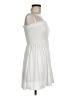 Unbranded Solid White Casual Dress Size M - photo 4
