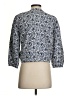 Madewell 100% Cotton Print Blue Jacket Size S - photo 2