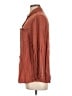 Emma's Expressions Maternity Brown 3/4 Sleeve Button-Down Shirt Size L - photo 5
