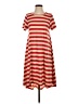 Lularoe Stripes Red Casual Dress Size S - photo 1
