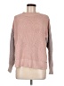 Super Dry Color Block Pink Pullover Sweater Size M - photo 1