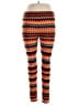 Lularoe Print Orange Leggings Size 1X (Tall & Curvy) - photo 1